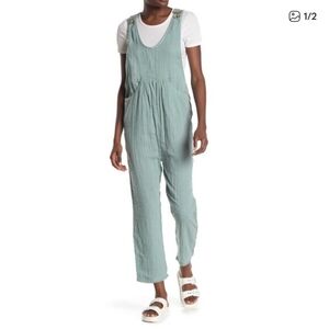 Free People OLIVE Womens Amy Romper Overalls Endless Summer 100% Cotton| Medium